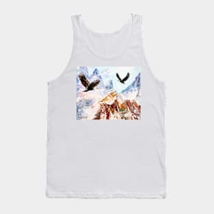 Flying Above The Clouds Tank Top